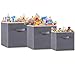 FAYYGYH 3-Pack Large Toy Box Toy Fabric Storage Bins for Clothes Toy Storage Organizer Foldable Basket for Nursery, Closet, Bedroom, Playroom