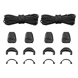 Confort optimal : lacets élastique de haute qualité qui s’adaptent aux mouvements du pied. Magiques élastiques lacets de chaussures parfaits pour la marche, la course, les voyages, les loisirs et les activités sportives.