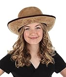 elope Disney Lily's Jungle Cruise Hat - Faux Suede Hat with Size Adjustment, Officially Licensed
