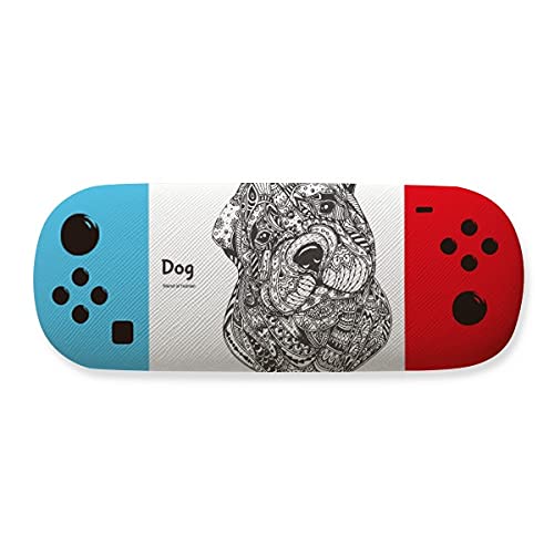 Étui lunettes de jeu Paint Puppy Friend idée cadeau originale pour anniversaire