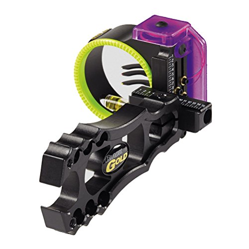 Black Gold Rush Bow Sight, 3 Pin #TOP10