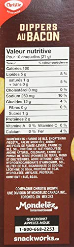 Christie Bacon Dippers Crackers, Ideal for Dipping, 200g/7.05 Ounces