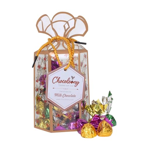 Image of Chocoloony Chocolate Gift Pack with 30pcs Milk Chocolate (180gm) for Gift Sister, Wife and Girlfriend