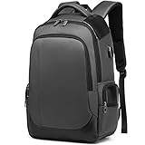 Capacité: 20-35L XIANGFABB Sac a Dos Sac À Dos d\'affaires Décontractée Usure USB Havresac Hommes Homme Respirant Ordinateur Sac Voyage Cartables (Color : Grey)