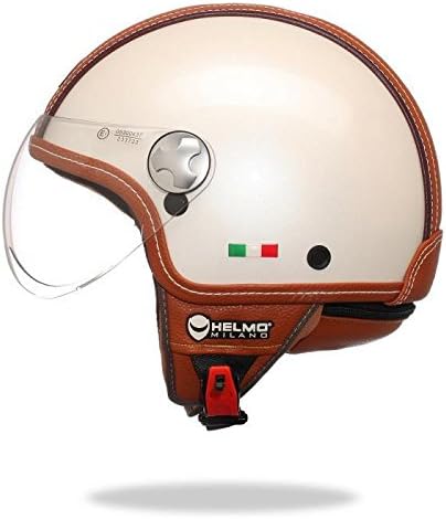 Helmo pelledura Jet White Xs 53-54 cm Motorcycle Helmet XS 53-54 cm :  Amazon.co.uk: Automotive