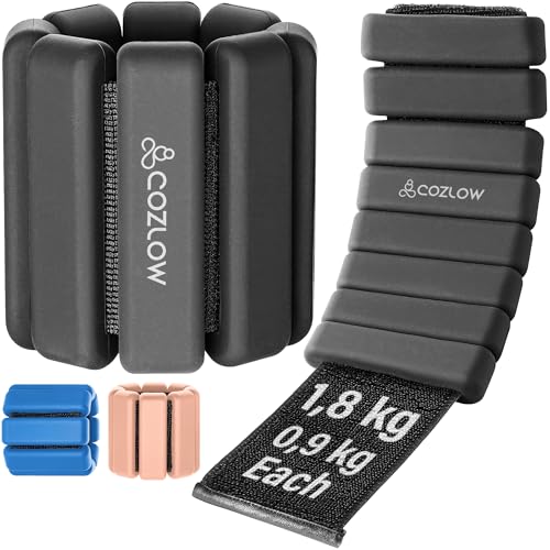 MIGLIORA I TUOI ALLENAMENTI - Aiuta ad aumentare il peso delle braccia e delle gambe e migliora l'intensità complessiva dei tuoi allenamenti quotidiani; Design ergonomico con distribuzione uniforme del peso per garantire risultati di fitness ottimali