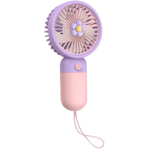 Mastyle Flower Mini Fan Portable Handheld Cartoon Cute Stude