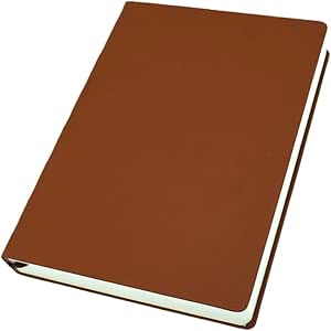 スケッチブック 手帳 A4/A5/A6 厚手330枚 無地 空白ページ お絵かき帳 メモ帳 ノートブック 日記帳 ビジネス帳 スケージュール帳 子供 大人用 学生用 仕事 オフィス 文房具 罫線・日付なし 柔らかい 高耐久設計(ブラウン,A6(17*12*4.5CM))