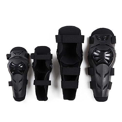 image for Generic 4X Motorcycle Knee Shin Guards Adjustable for Skating Skiing M