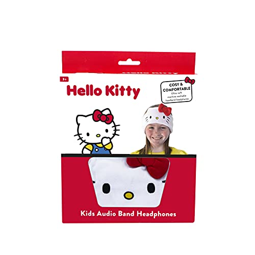 OTL Technologies Hello Kitty Audio Band przewodowe słuchawki z pałąkiem na głowę dla dzieci w wieku od 3 lat