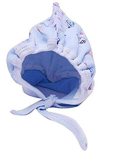 Image of mittenbooty� New Born Baby Soft Cotton Knot Closer Caps Unisex Hat Topi Pack of 3 pcs