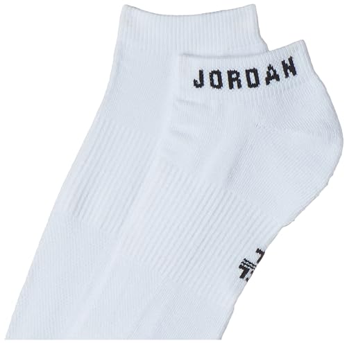 Jordan Everyday No-Show Socks (3 Pairs) (WHITE/BLACK)2