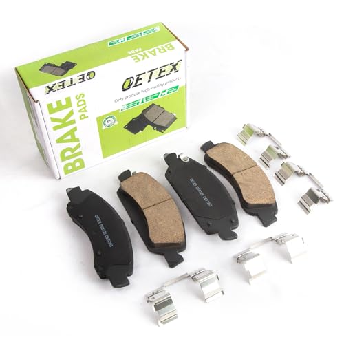 OETEX D1363 Front Ceramic Brake Pads Sets Fit For Cadillac Escalade, EXT, XTS, ESV, 2005-2006 Chevy...