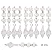 Produktbild Demiawaking 10Stk. Acryl Kristall Perlen Girlande Kronleuchter Hängen Hochzeit Party Dekor