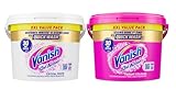 Vanish Gold Oxi Action Stain Remover Powder Pink 2.4kg + Gold Oxi Action Laundry Booster for Whites 2.4kg | Removes Tough Stains Even at 20° | Safe on Everyday Fabrics | White & Pink|
