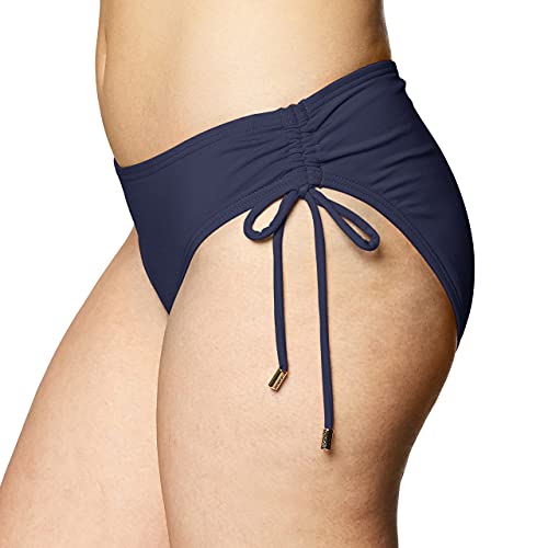 Calvin Klein Women's Side Shirred Low Waisted Full Coverage Bikini Bottom3