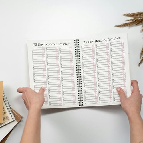 Carnet de planification et journal intime de 75 jours portable pour objectifs - 2