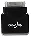 CableJive dockStubz +, Dock Charging Adapter, Black