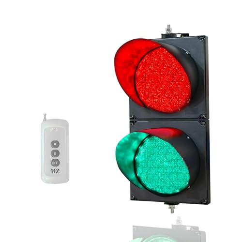 200mm(8inch) LED Traffic Light, Remote Control Red