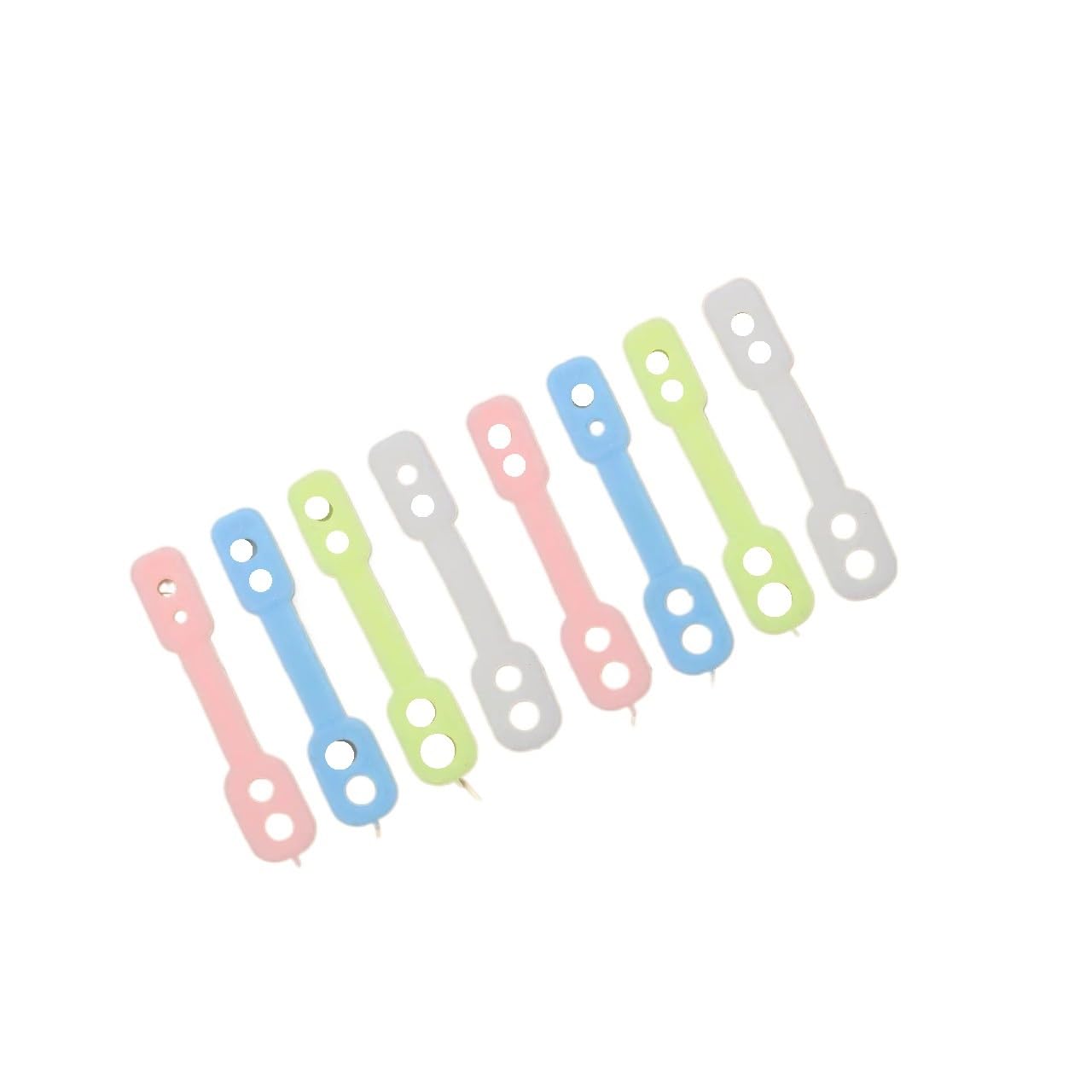 Hangers for Clothes Space Savers 600PCS Silicone Clothes Rack Windproof Hook Buckle Drying Rod Clip Non-slip Fixed Hanger Anti-drop(White)