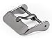 BARTON WATCH BANDS - Replacement Buckle - Choice of Color & Width - Stainless Steel (silver color) 18mm - Vacuum PVD Finish