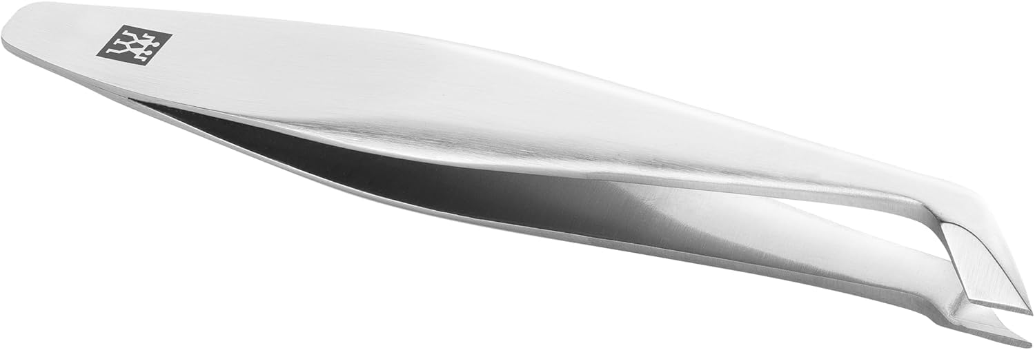 ZWILLING Tronchesino per cuticole (rimozione precisa dei residui di cuticole, bordi taglienti e angolati, ipoallergenico), finitura opaca, premium, argento