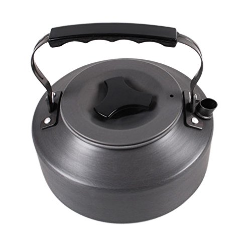 1,1 l Outdoor Camping Survival Kaffeekanne Wasserkocher Teekanne Aluminium Cover