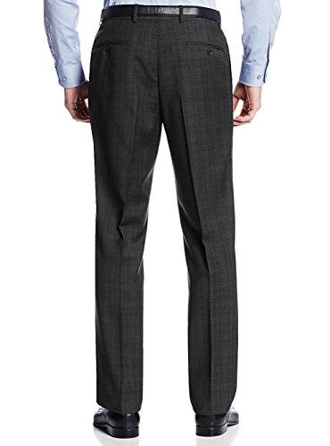 GN Luciano Men's Two Button 2 Piece Plaid Suit Jacket with Pant Trim-Fit4
