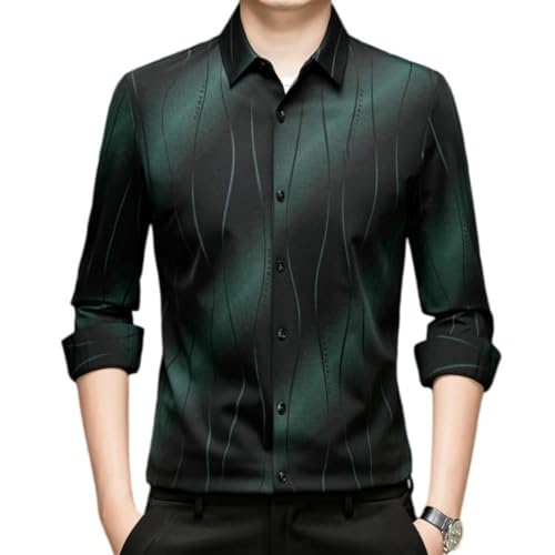 Chemise homme manches longues sans couture avec doublure polaire chaude