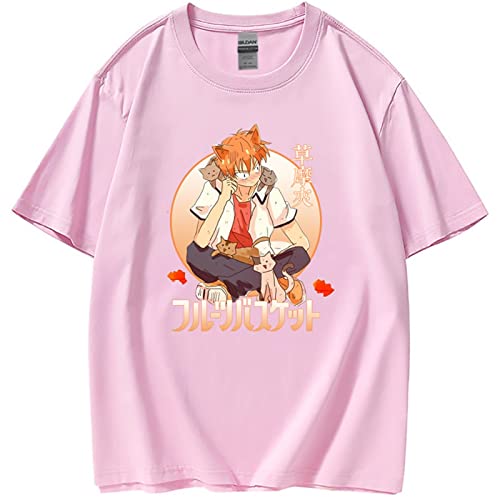 zhedu Anime Fruits Basket T-Shirt Summer Fashion Vêtements T-Shirt Funny Harajuku Manga Print (S,Color 06) Cover