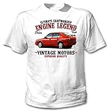  TEESANDENGINES - Maglietta da uomo Alfa Romeo 33 1, colore: Bianco bianco L