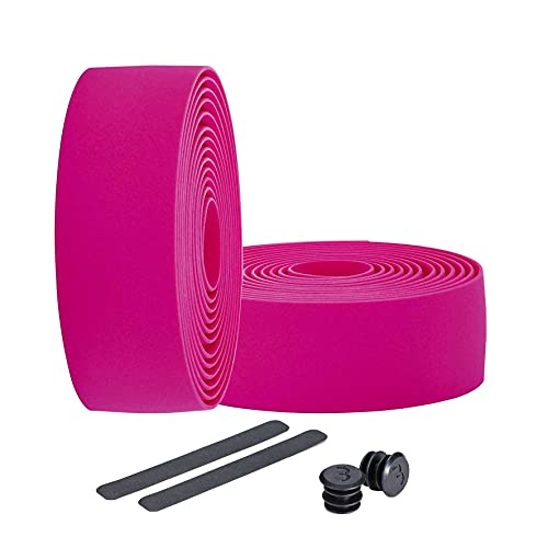BBB Cycling Fahrrad, Mountainbike Lenkerband Raceribbon, BHT-01, 2 Stück im Set mit 2 Endkappen