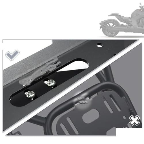 Support bagage arrière pour Ryker 900 mallette rangement 600 - 4