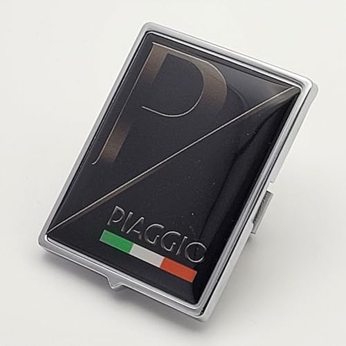 Aufkleber Vespa Piaggio Emblem In Grau Schwarz | Mofastübchen - Foto 2