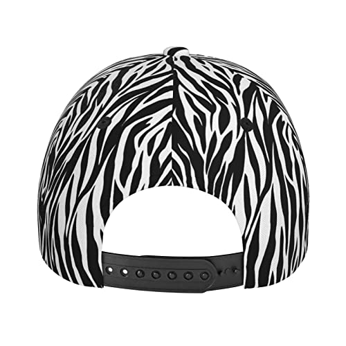 Yaxinduobao Casquette de baseball avec imprimé zèbre - Unisexe - Hip Hop - Casquette de camionneur - Casquette de papa - Casquette de sport tendance réglable, Zébré, taille unique – vue 6