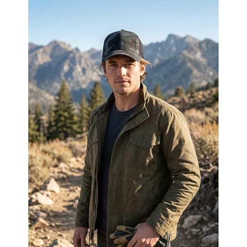 Image of Christian Hats for Men Women,Jesus 3 Nail Cross Hat Christian Religious Gifts for Birthday /Christmas