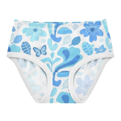 GuoChe Brief Panties Stretchy Triangle Panties Comfort Underwear for Toddler Girls in Sizes 2T,3T, 4T, 5T, 6Y and 8Y