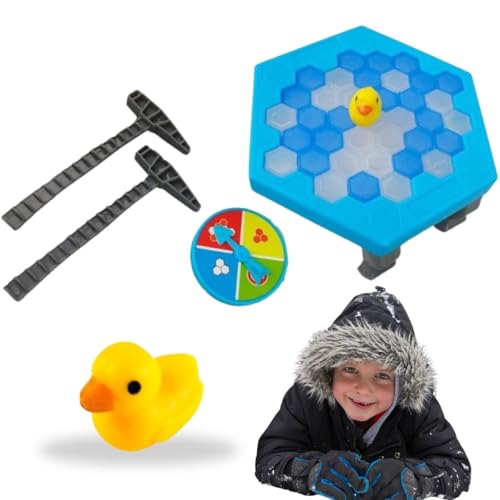 Jogo Quebra Gelo Brinquedo Infantil Criança Salve o Pato Numa Fria Educativo Interativo Caiu Perdeu