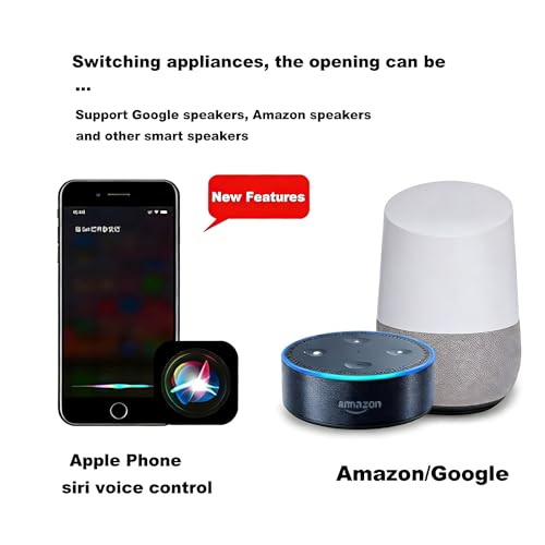 QIACHIP Smart WiFi Bulb Socket E26 E27 Light Bulb Adapter,Wireless Smart 2.4G Remote Control Lamp Base Holder,eWeLink APP Remote Timer and Group Control,Voice Control with Alexa and Google by QIACHIP - Image 3
