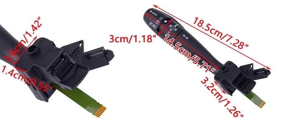 Interruptor de palanca de intermitentes Peugeot 407 206 soluciona fallo luces 96477533XT 4