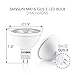 SANSUN 5W MR16 LED Landscape Light Bulbs, Low Voltage 12V 50W Halogen Replacement for Outdoor Landscape Spotlight and Track Light, GU5.3 Bi-Pin Base, Daylight White 4000K, Non-Dimmable, (Pack of 4)