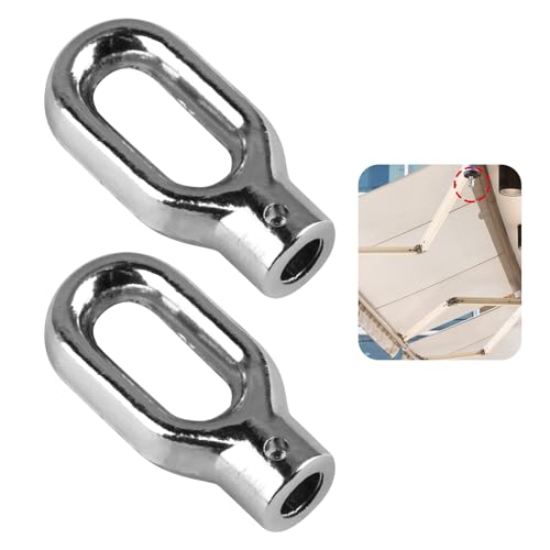 2 PCS Treuil Anneau de Sortie Treuil Manuel pour Store Banne Enrouleur, Anneau de Levage en Alliage...