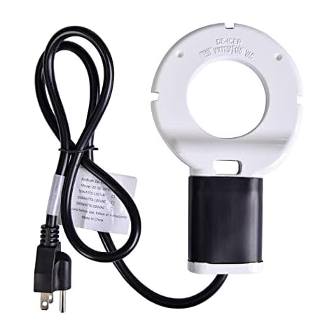 Wedigout 250W Chicken Waterer Heater, Aluminum Utility De-Icer for Farm & Livestock, Non-Conductive and Anti-Rust Heated Chicken Waterer, Bird Bath Heater Livestock Water Heater for Multiple Using Cover