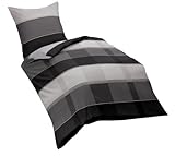 [page_title]-Kaeppel G-100620-29D1-VA97 Bettwäsche Memory, Linon, 1x 80/80 + 1x 135/200 cm, Graphit