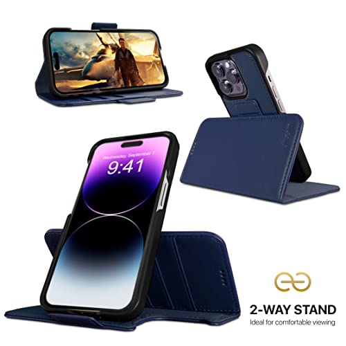 dreem Wallet Case for iPhone 14 Plus, 2 Way Phone Stand - Image 3