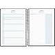 Dohe - Schulagenda 2025 2026 - Eine Seite pro Tag, Größe A5 (15x21 cm), Spanisch und Englisch, September bis Juni, Spiralbindung, Hardcover - SYSTEM Schwarz
