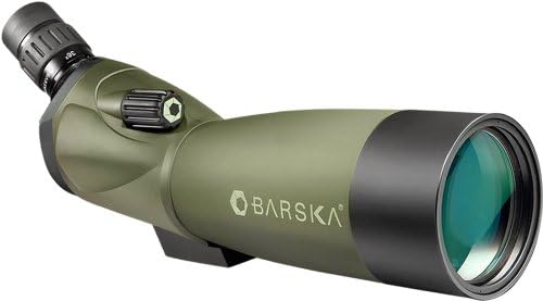 Barska AD11284 Blackhawk 20-60x60 Waterproof Spotting Scope with Tripod & Cases for Birding, Target Shooting, Sports, etc , Green
