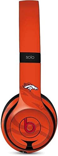 Skinit Decal Audio Skin Compatible with Beats Solo 3 Wireless - Officially Licensed NFL Denver Broncos Double Vision Design