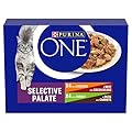 Purina ONE Adult Wet Cat Food Selective Palate - 8x85g, Pack of 5