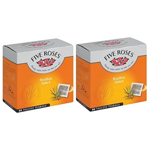 Five Roses Rooibos Tea 160 Tagless Teabags Cover